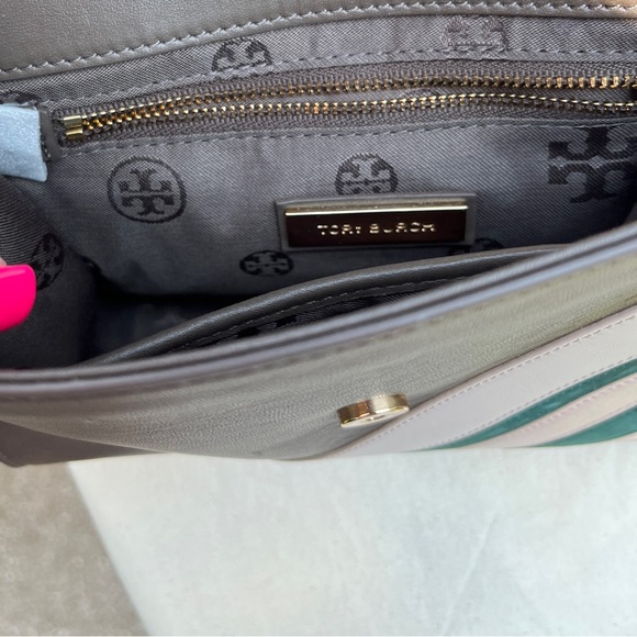 Tory Burch Crossbody Bag in Brown, Cream, and Green - Picture 5 of 8